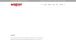 Desktop Screenshot of markuswagner.com
