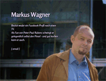 Tablet Screenshot of markuswagner.de